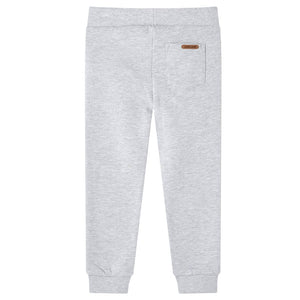 Pantaloni Tuta per Bambini Grigio MÃ©lange 128cod mxl 109890