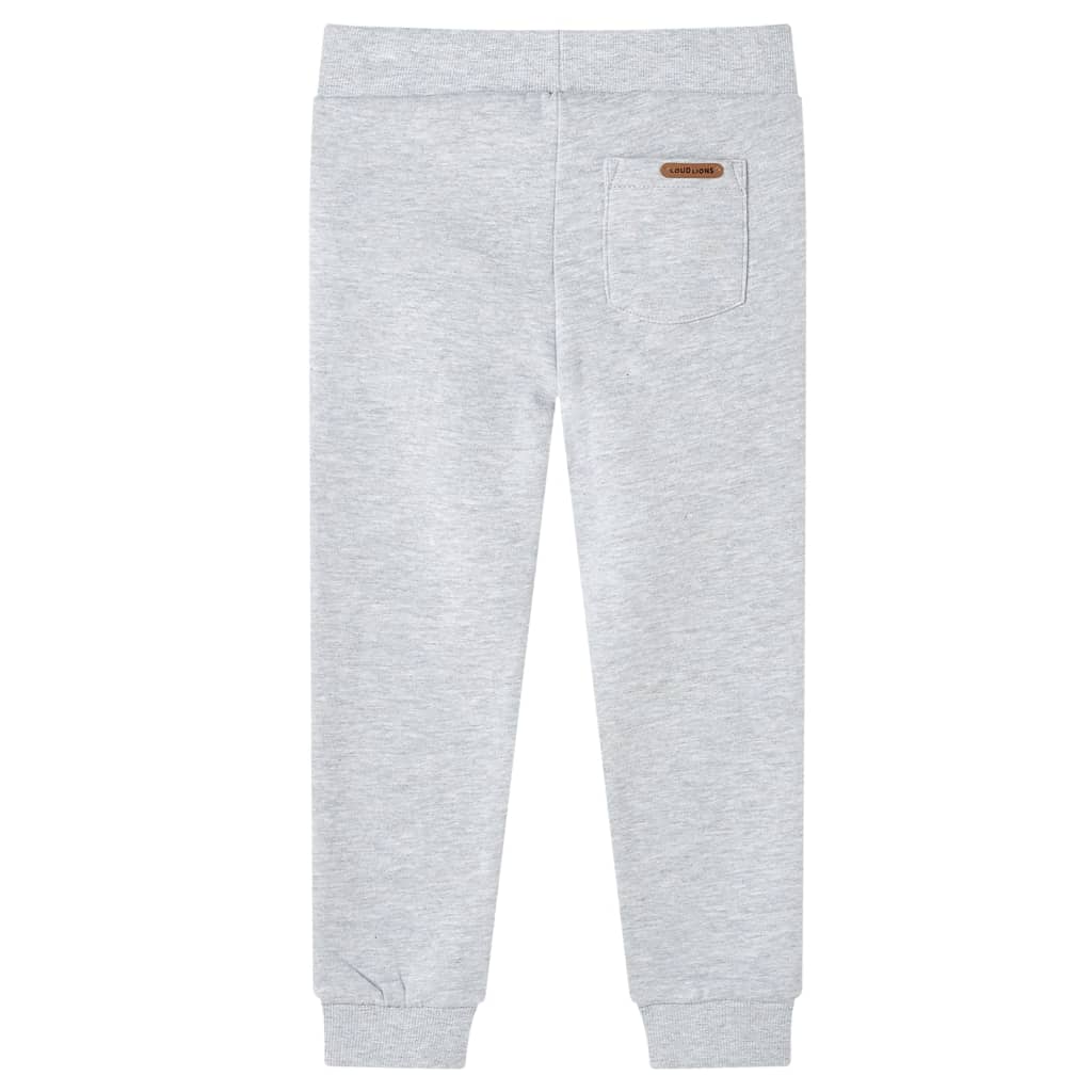 Pantaloni Tuta per Bambini Grigio MÃ©lange 140cod mxl 85922
