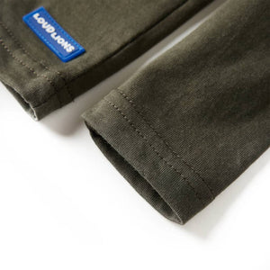 Maglietta da Bambino a Maniche Lunghe Cachi 92 12819