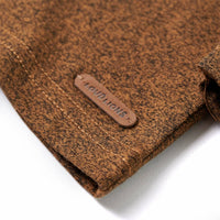 Maglietta Bambini Maniche Lunghe Cognac Mélange 128 12832