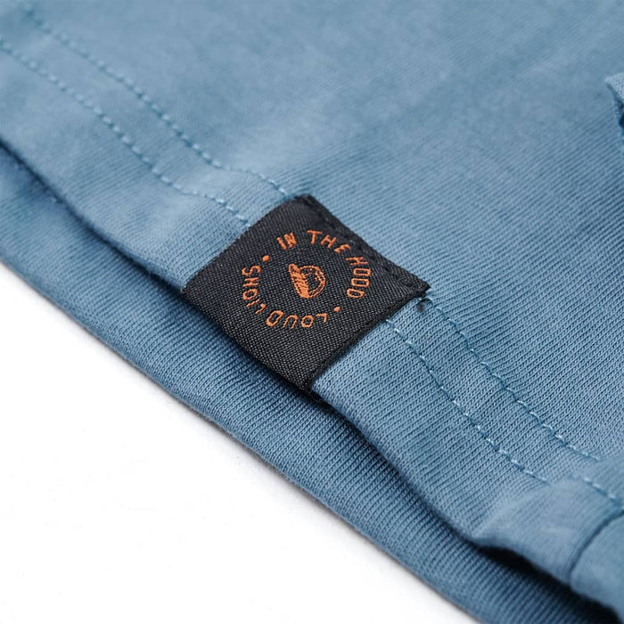 Maglietta da Bambino a Maniche Lunghe Blu Medio 104 12845