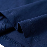 Maglietta da Bambino a Maniche Lunghe Blu Marino 116 12851