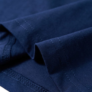 Maglietta da Bambino a Maniche Lunghe Blu Marino 116 12851