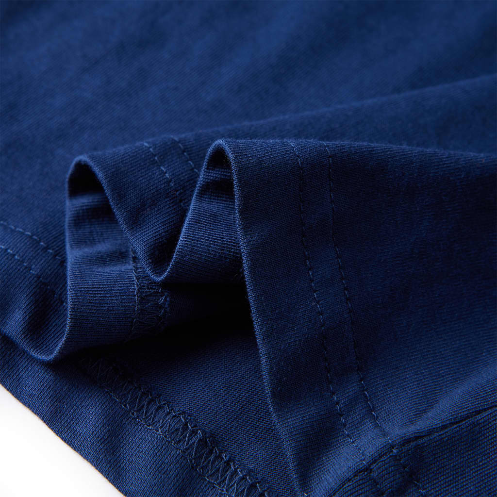 Maglietta da Bambino a Maniche Lunghe Blu Marino 92 12859