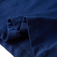 Maglietta da Bambino a Maniche Lunghe Blu Marino 92 12859