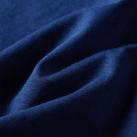 Maglietta da Bambino a Maniche Lunghe Blu Marino 104 12860