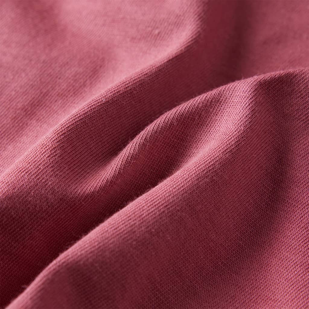 Maglietta da Bambino a Maniche Lunghe Rosso Scuro 92 12864