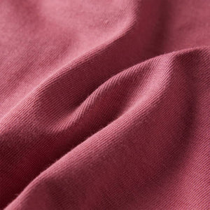 Maglietta da Bambino a Maniche Lunghe Rosso Scuro 92 12864