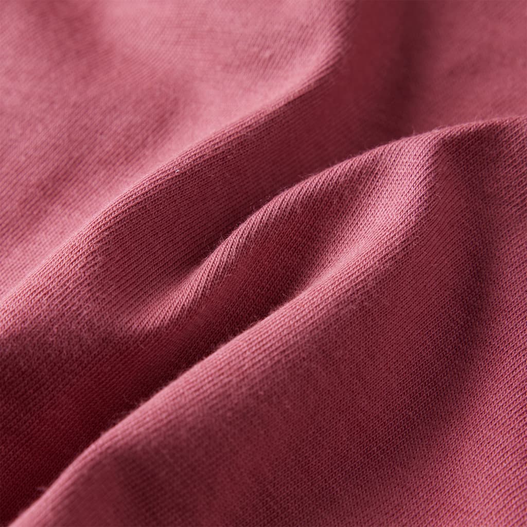 Maglietta da Bambino a Maniche Lunghe Rosso Scuro 104 12865