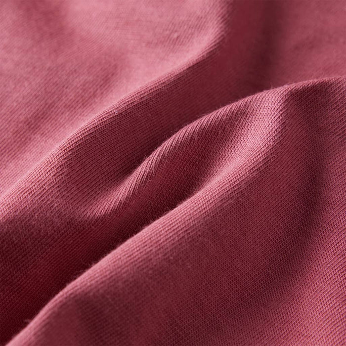 Maglietta da Bambino a Maniche Lunghe Rosso Scuro 140 12868