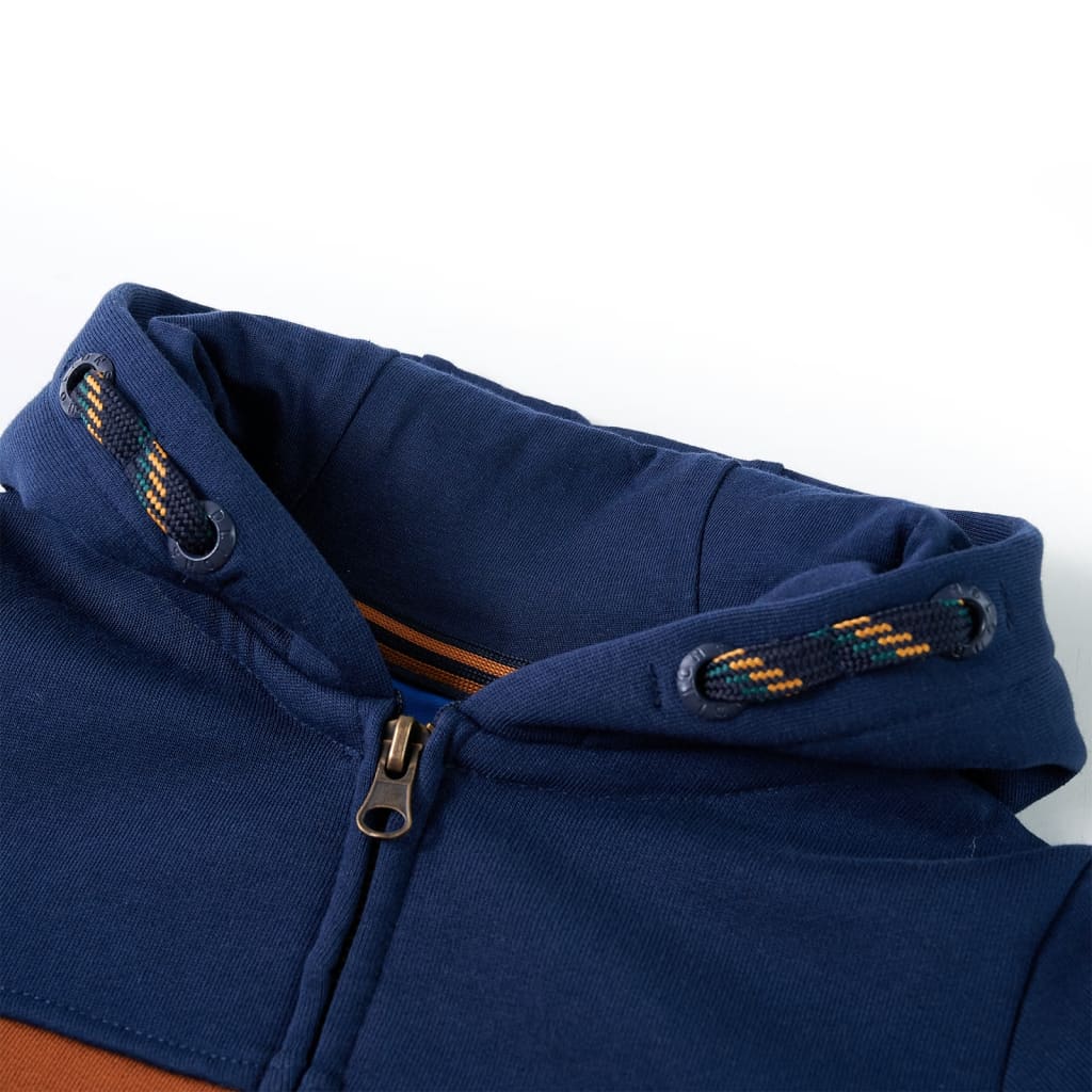 Felpa con Cappuccio e Cerniera per Bambini 104cod mxl 132374