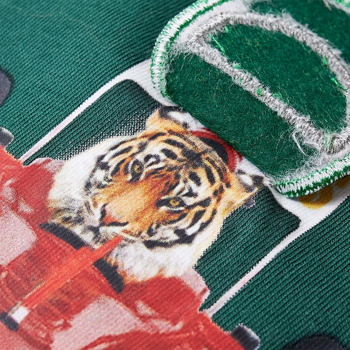 Maglietta da Bambino a Maniche Lunghe Verde 104 12875