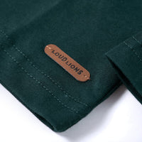 Maglietta da Bambino a Maniche Lunghe Verde Scuro 92 12884