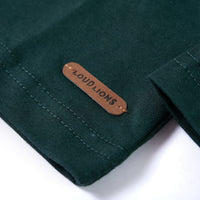 Maglietta da Bambino a Maniche Lunghe Verde Scuro 104 12885