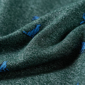 Felpa da Bambino Verde Scuro Mélange 128 12972