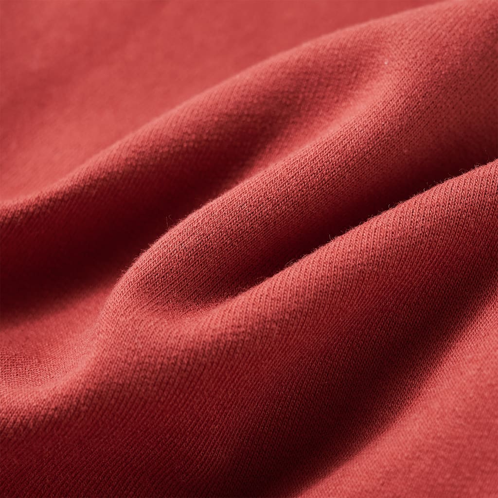 Felpa con Cappuccio per Bambini Rosso Bruciato 116 13011