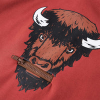 Felpa con Cappuccio per Bambini Rosso Bruciato 140 13013