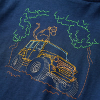 Maglietta per Bambini a Maniche Lunghe Blu Marino 104 13020