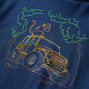 Maglietta per Bambini a Maniche Lunghe Blu Marino 116 13021