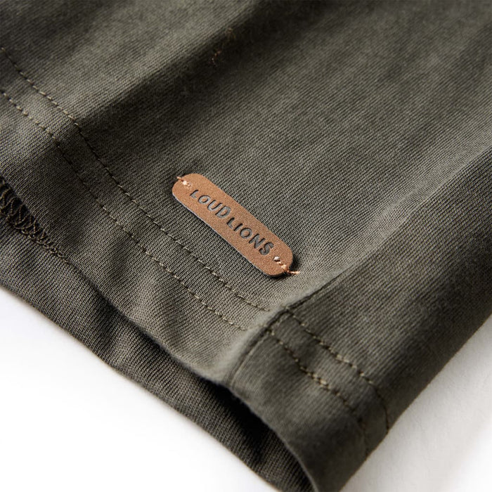 Maglietta per Bambini a Maniche Lunghe Cachi 116 13026