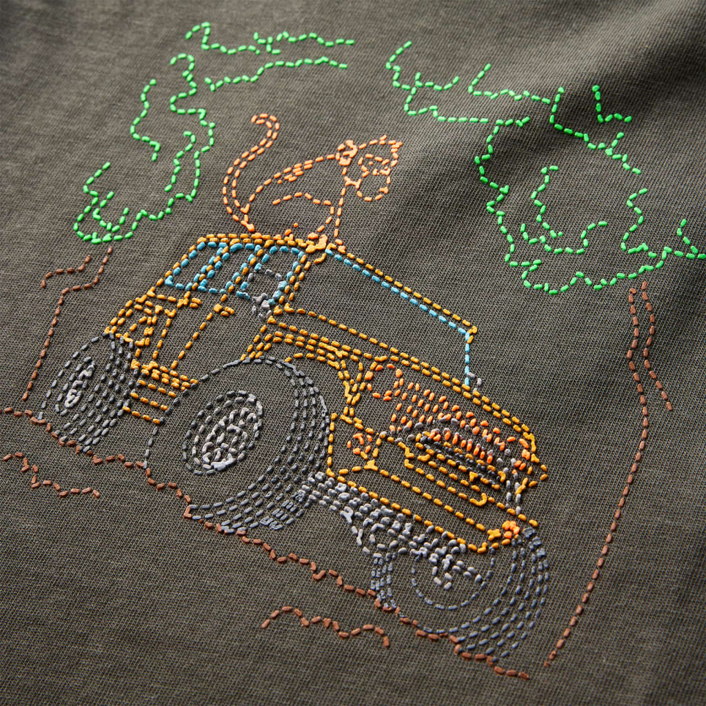 Maglietta per Bambini a Maniche Lunghe Cachi 128 13027