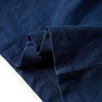 Maglietta per Bambini Maniche Lunghe Blu Marino 104