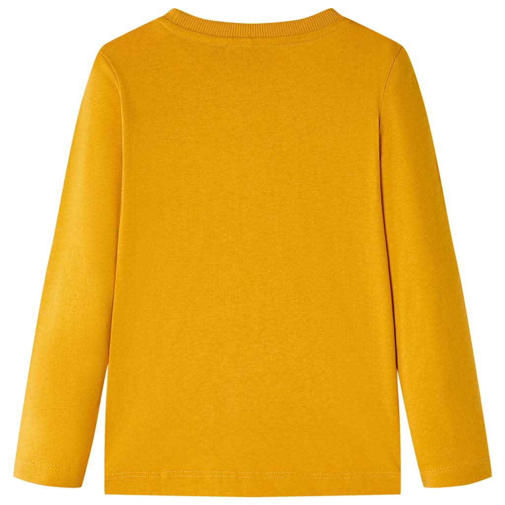 Maglietta da Bambina a Maniche Lunghe Ocra 116
