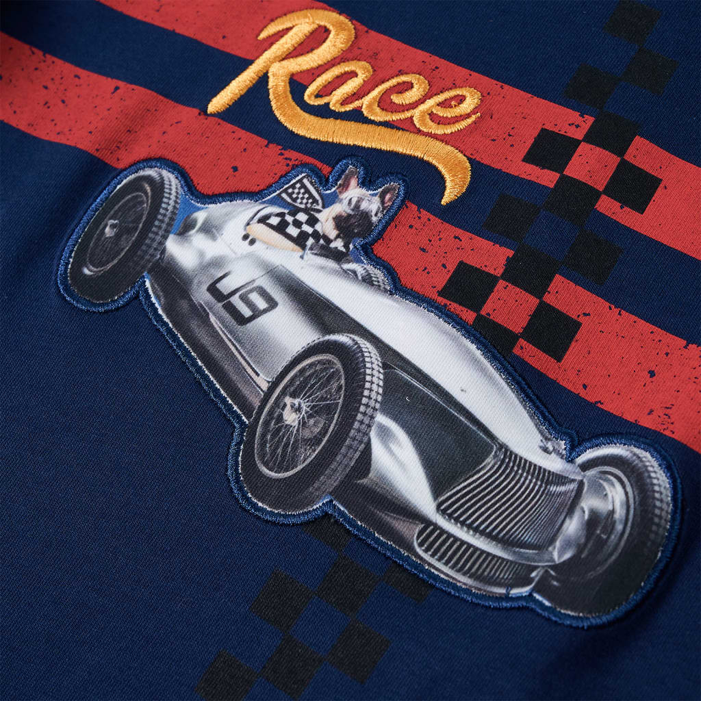 Maglietta Bambini Maniche Lunghe Blu Marino 116 13081