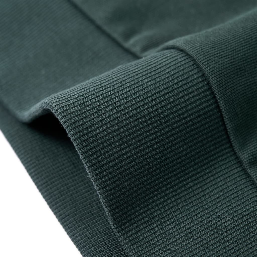 Felpa da Bambino Verde Scuro 140 13093