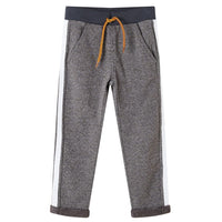 Pantaloni Tuta per Bambini Grigio Scuro MÃ©lange 128cod mxl 133878