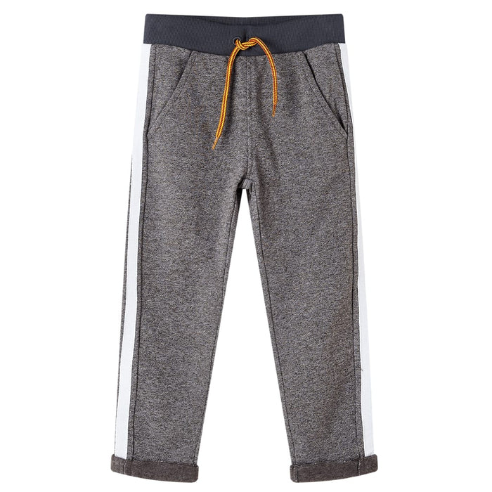 Pantaloni Tuta per Bambini Grigio Scuro MÃ©lange 140cod mxl 85926