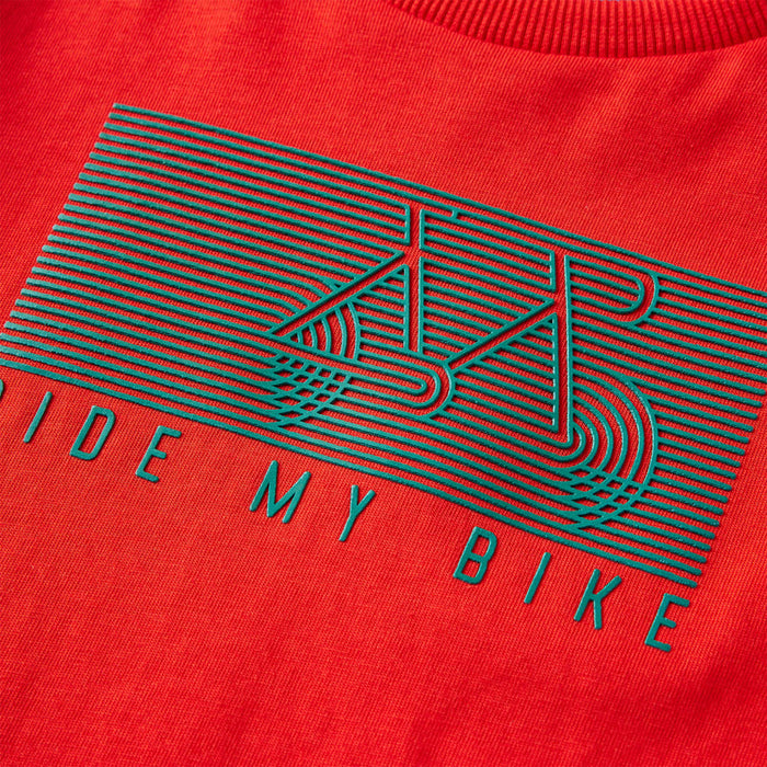 Maglietta per Bambini a Maniche Lunghe Rossa 92 13099