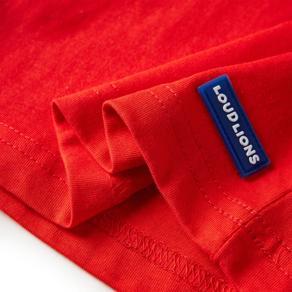 Maglietta per Bambini a Maniche Lunghe Rossa 92 13099