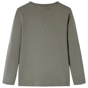 Maglietta da Bambino a Maniche Lunghe Cachi 92 13109