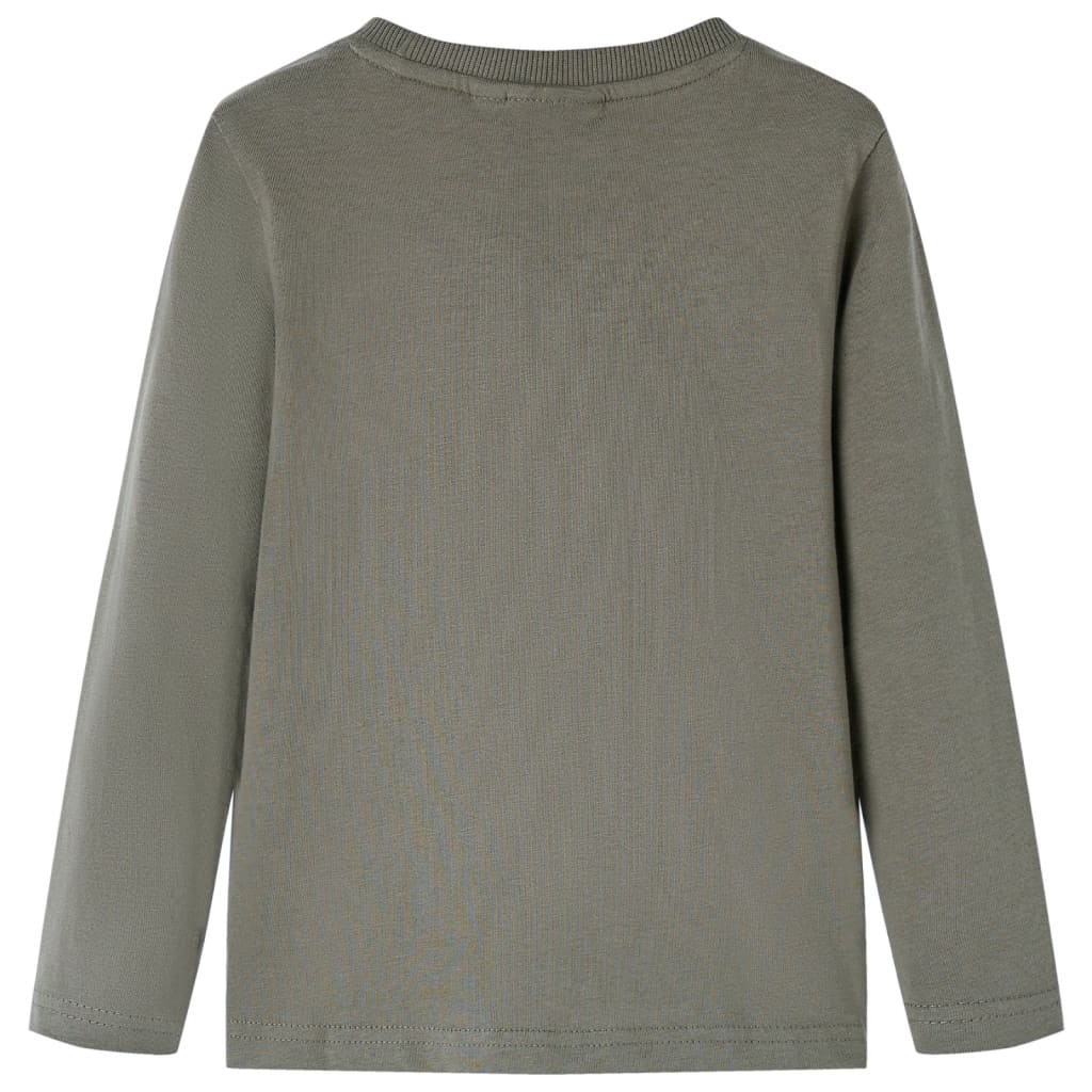 Maglietta da Bambino a Maniche Lunghe Cachi 104cod mxl 132091