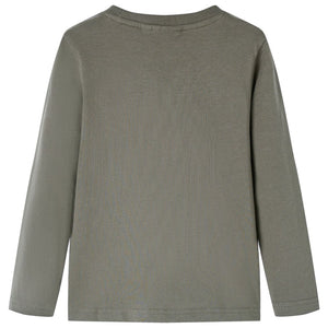 Maglietta da Bambino a Maniche Lunghe Cachi 104 13110