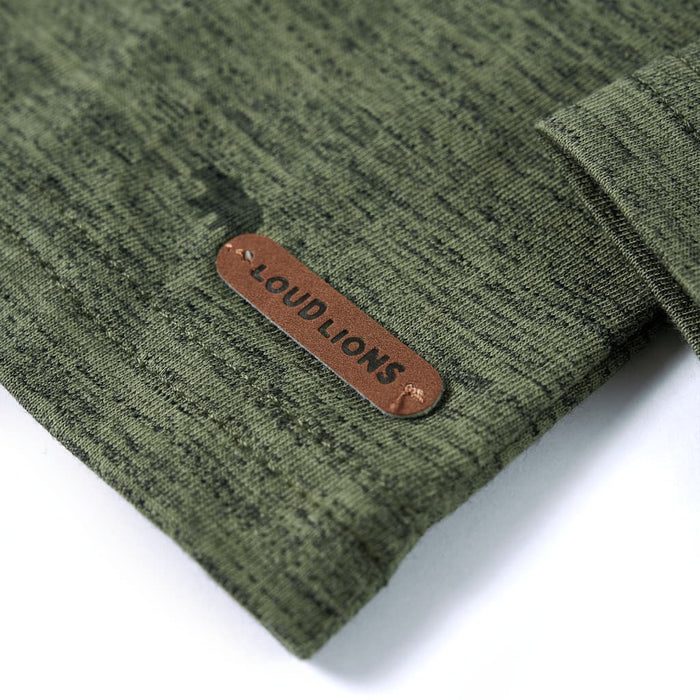 Camicia per Bambini Cachi Mélange 140 13128