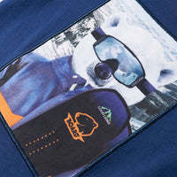 Maglietta da Bambino a Maniche Lunghe Blu Jeans 116 13136