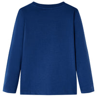 Maglietta da Bambino a Maniche Lunghe Blu Jeans 128 13137