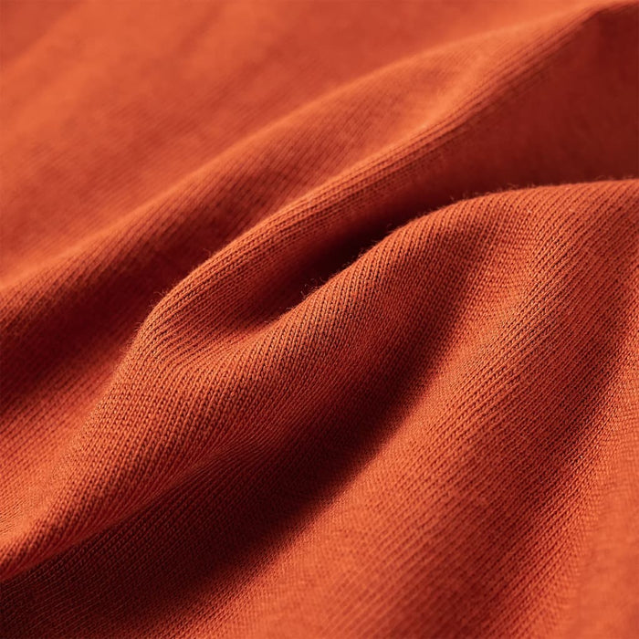 Maglietta da Bambino Maniche Lunghe Ruggine Chiaro 128 13142