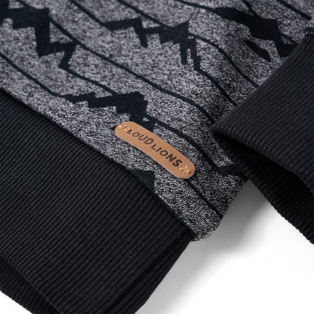 Felpa per Bambini Blu Marino Mélange 140 13153