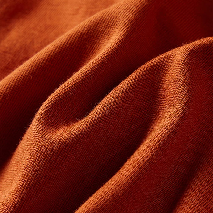 Maglietta da Bambino Maniche Lunghe Ruggine Chiaro 116 13156