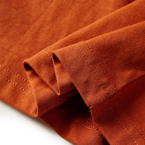 Maglietta da Bambino Maniche Lunghe Ruggine Chiaro 128 13157