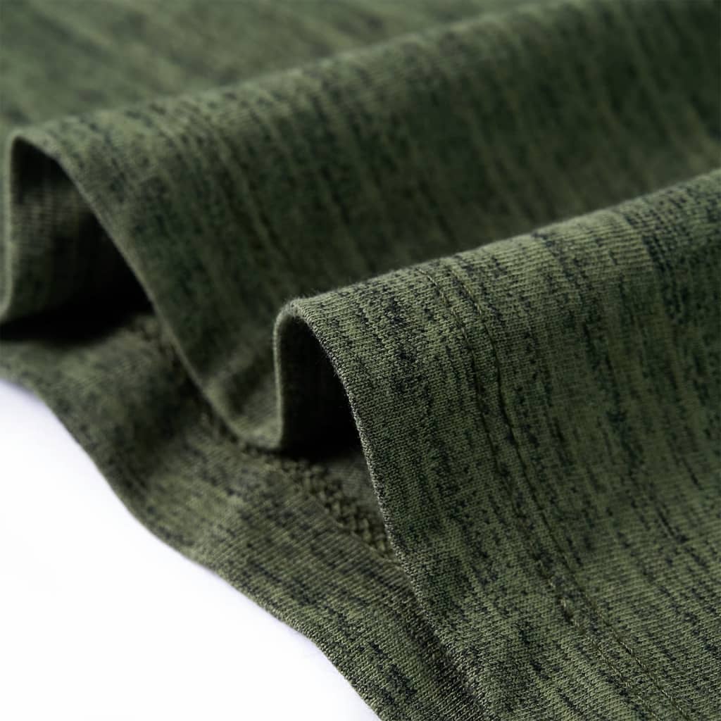 Maglietta per Bambini Maniche Lunghe Cachi Mélange 92 13189