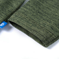 Maglietta per Bambini Maniche Lunghe Cachi Mélange 116