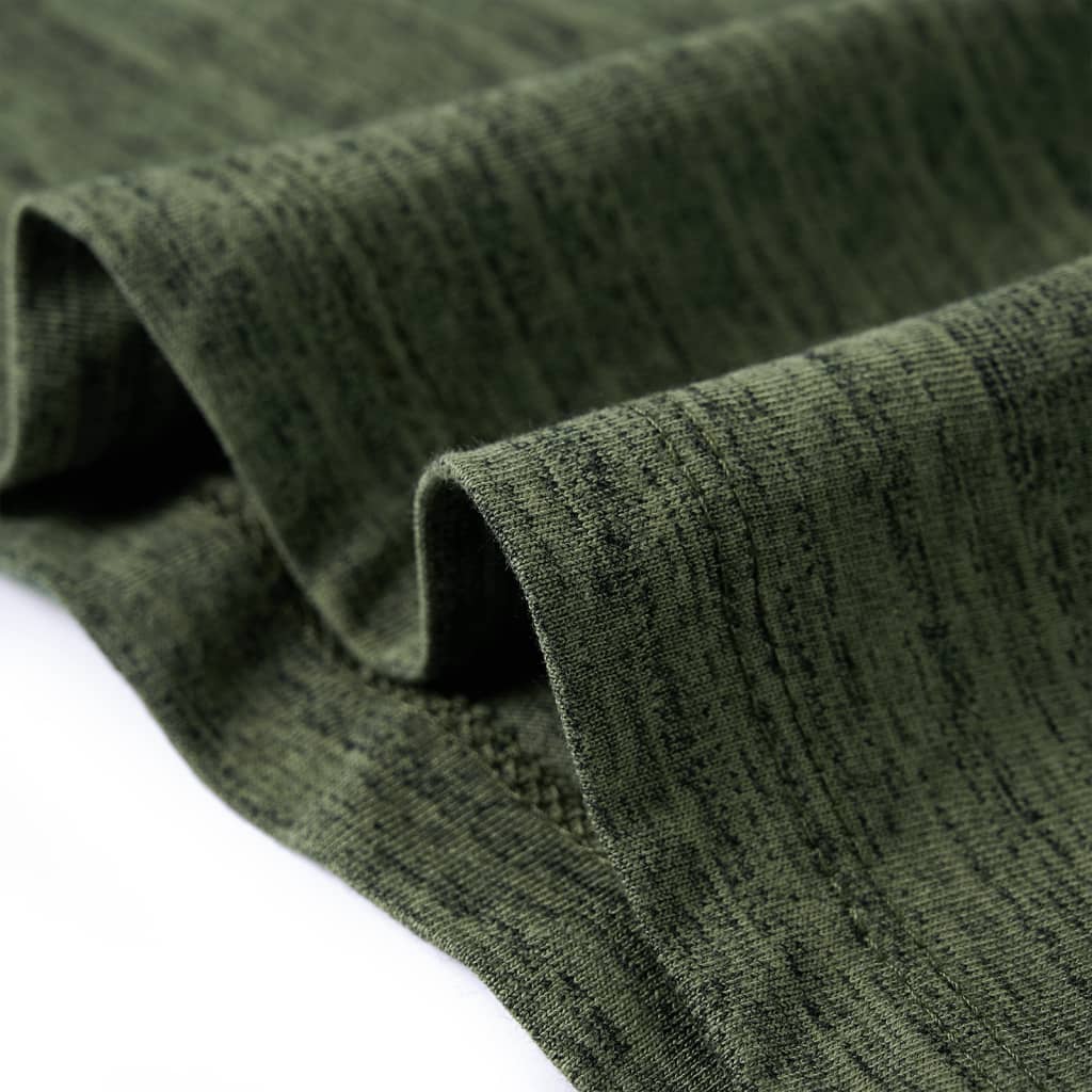 Maglietta per Bambini Maniche Lunghe Cachi Mélange 116