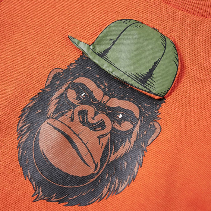 Felpa da Bambino Arancione Scuro 140 13198