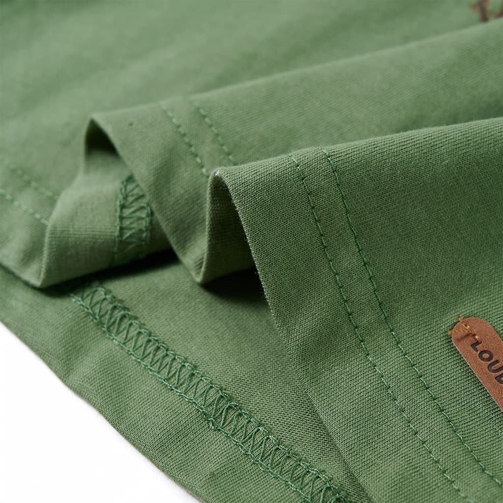 Maglietta da Bambino a Maniche Lunghe Cachi Chiaro 104 13220