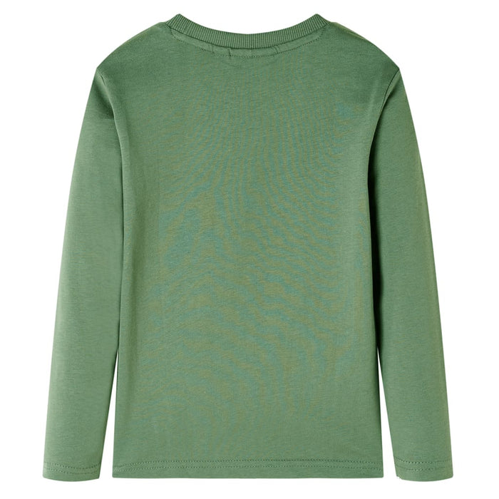 Maglietta da Bambino a Maniche Lunghe Cachi Chiaro 116cod mxl 132332