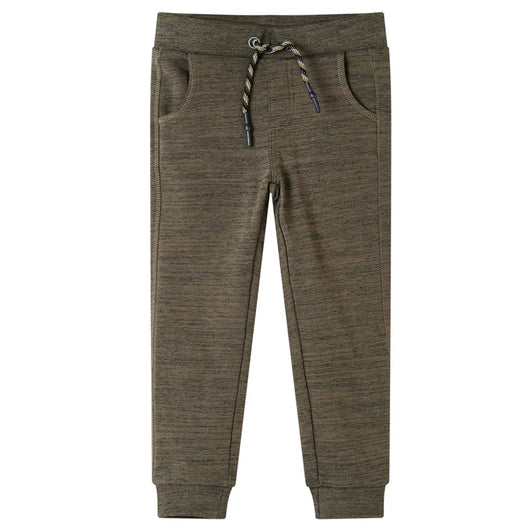 Pantaloni Tuta per Bambini Cachi Scuro MÃ©lange 128cod mxl 109619